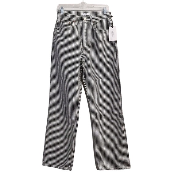 RE/DONE 90s Crop Low Slung Hickory Stripe Size 26 NWT - Picture 1 of 7